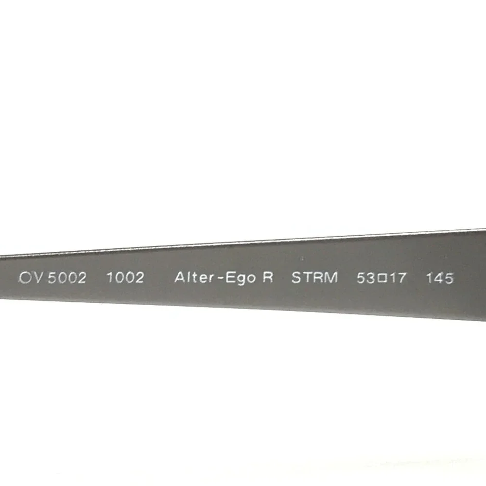 Oliver Peoples OV5002 1002 Alter-Ego R STRM Eyeglasses Gray Black Horn 53-17-145